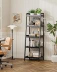 5 Tier Ladder Bookcase