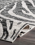 Contemporary Zebra Stripes Area Rug