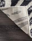 Contemporary Zebra Stripes Area Rug