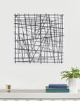 Black Abstract Metal Wall Art