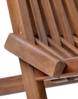 Henf Folding Wooden Lounge Chair