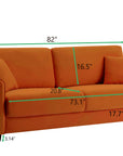 82" Cloud Couch with Toss Pillow - From Where -