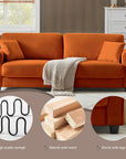 82" Velvet Upholstery Couch Sofa - From Where -
