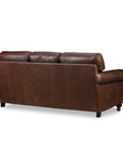 84" Genuine Leather Sofa - From Where -