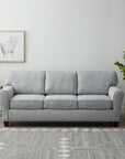 88" Upholstered Rolled Arm Sofa - From Where -