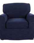Ashton Chair with Navy Slip Cover