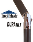 9 Ft Bronze Aluminum Patio Umbrella - From Where -