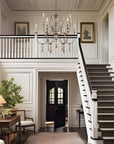 9 - Light Rustic Distressed Wood Chandeliers - From Where -