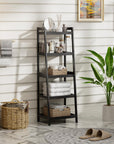5 Tier Ladder Bookcase