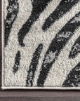 Contemporary Zebra Stripes Area Rug
