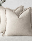 Linen Tassel Pillow Covers (Set of 2)