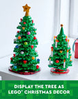 LEGO Christmas Tree Toy Building Set for Kids, Collectible Holiday Decor, 2 Building Options, 40573