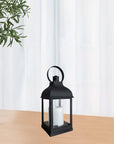10" Candle Lantern Decorative LED Flickering- Mini Vintage Lanterns with Flameless Candle