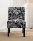 Fabric Armless Contemporary Accent Chair