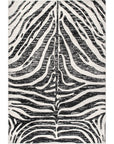 Contemporary Zebra Stripes Area Rug