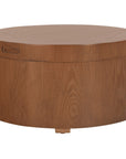 Rafaela Round Tray Top Coffee Table With Storage- COF9704C