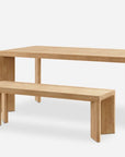 Casa Dining Table with Bench Set