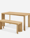 Casa Dining Table with Bench Set