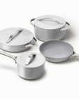 Caraway Non-Toxic Ceramic Nonstick Cookware Set with Storage Organizers