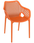 Compamia Air XL Outdoor Patio Dining Arm Chair in Orange