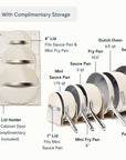 Ceramic Cookware & Minis Set | Nonstick Pots & Pans Set | Non-Toxic