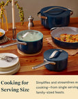 Ceramic Cookware & Minis Set | Nonstick Pots & Pans Set | Non-Toxic