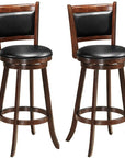 Espresso Bar Height Stool Set of 2