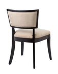 Pristine Upholstered Fabric Dining Chairs Set of 2