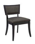 Pristine Upholstered Fabric Dining Chairs Set of 2