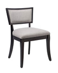 Pristine Upholstered Fabric Dining Chairs Set of 2