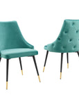 Adorn Performance Velvet Dining Side Chair (Set of 2)
