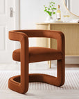 Winslow Performance Velvet Barrel Accent Chair