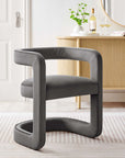Winslow Performance Velvet Barrel Accent Chair