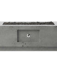 Concrete Rectangular Fire Pit Table
