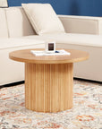 Farmhouse Round Pedestal Coffee Table
