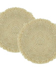 Macrame 15" Round Placemats (Set of 2)