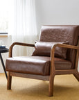 https://www.walmart.com/ip/Glitzhome-Mid-Century-Solid-Wood-Frame-Accent-Chair-Modern-Leather-Lazy-Chair/1090450800