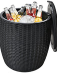 Gymax Bucket Cool Bar Table