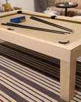 Modern Oak Billiards Table