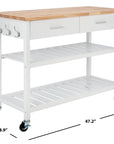 Kiko 2 Drawer 2 Shelf Kitchen Cart- KCH8704A