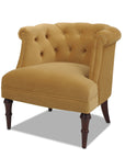 Katherine Tufted Accent Chair Gold