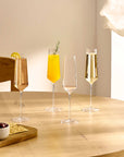 Lucent Champagne Glasses, Set of 4
