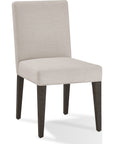 Modesto Upholstered Side Chair in Abalone Linen and French Roast