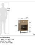 Nightstand with 1 Drawer