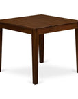 Pemberly Row 36" Traditional Asian Hardwood Dining Table in Walnut