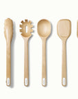 Wooden Utensil Set & Knife Block | Stainless Steel | Caraway