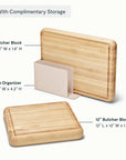 Prep & Serve Butcher Block Set