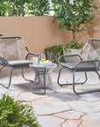 3 Piece Outdoor Wicker Chat Set