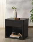 Raylie 1 Drawer Wood Nightstand
