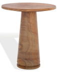 Valentia Tall Round Marble Accent Table